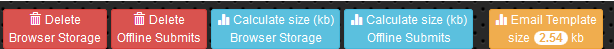 Screenshot of the Browser Storage Toolbar